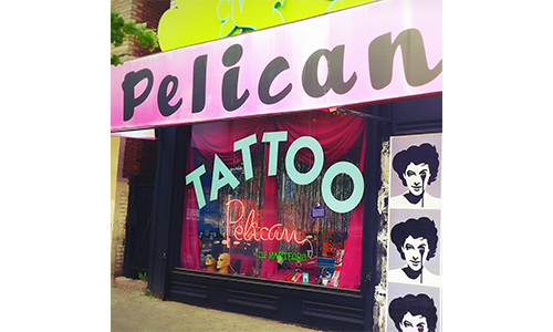 pelican tattoo and bodypiercing