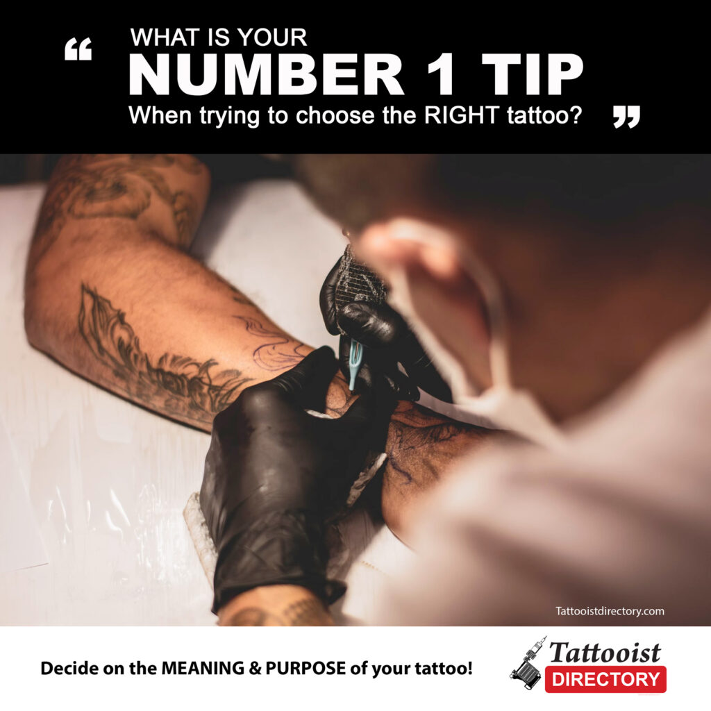 Best advice when choosing a tattoo