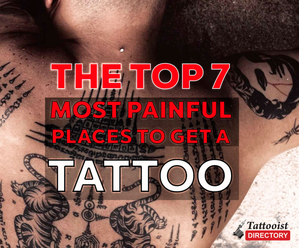most painful place to get a tattoo